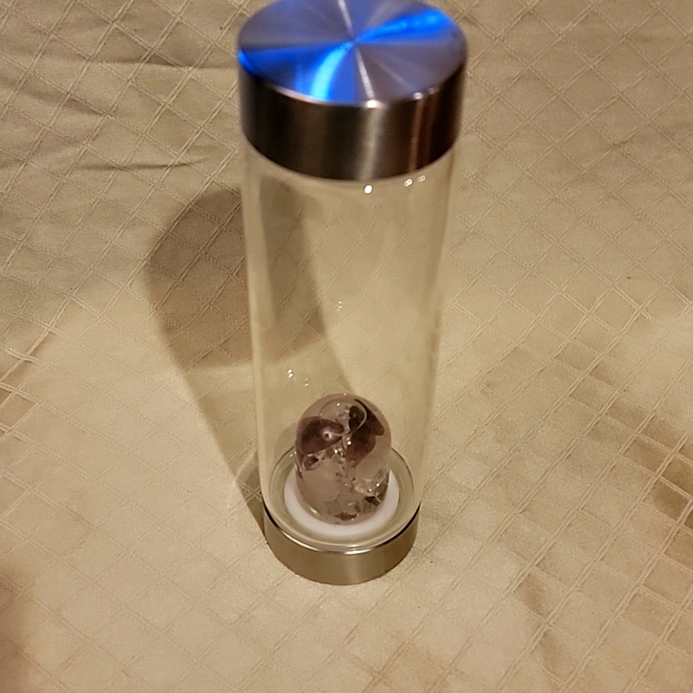 VitaJuwel Gem water glass bottle
